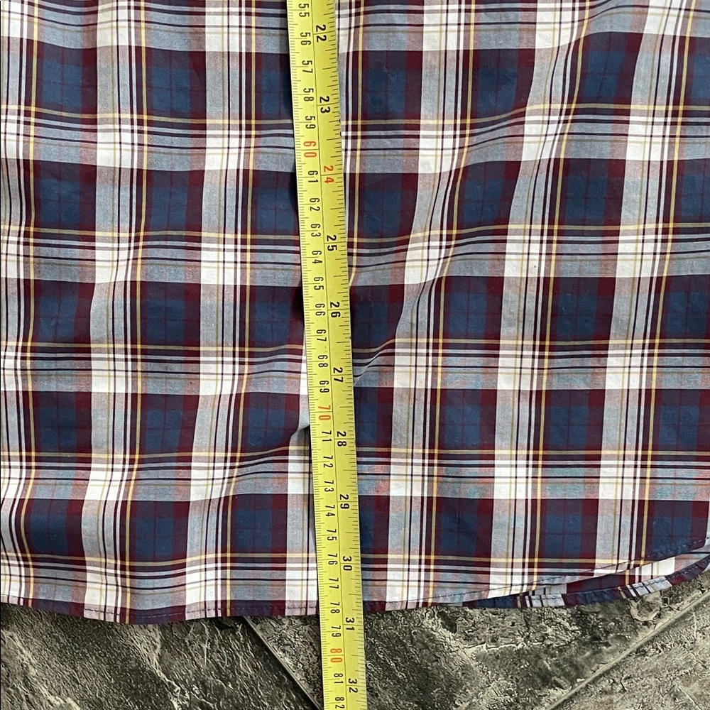UNTUCKit Men's Wrinkle-Free Preppy Cottagecore Urban Indie Cotton Plaid Shirt - Picture 10 of 12
